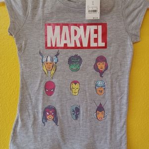 Girls Marvel shirt
